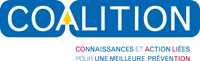 Logo du COALITION (Connaissances et action liées pour une meilleure prévention)