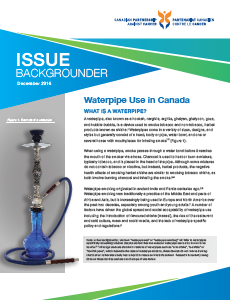 Waterpipe use in Canada backgrounder - thumbnail image