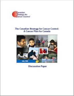 report cover of Canadian Strategy for Cancer Control 2006
