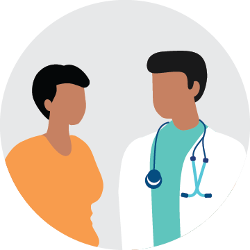 patient and doctor
